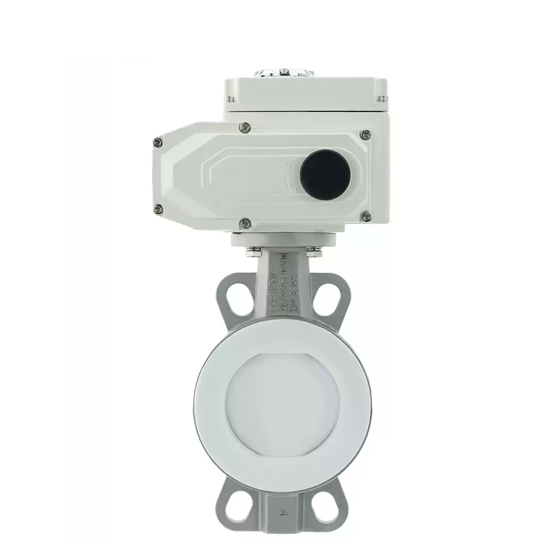 stainless steel Electric PTFE-lined butterfly valve